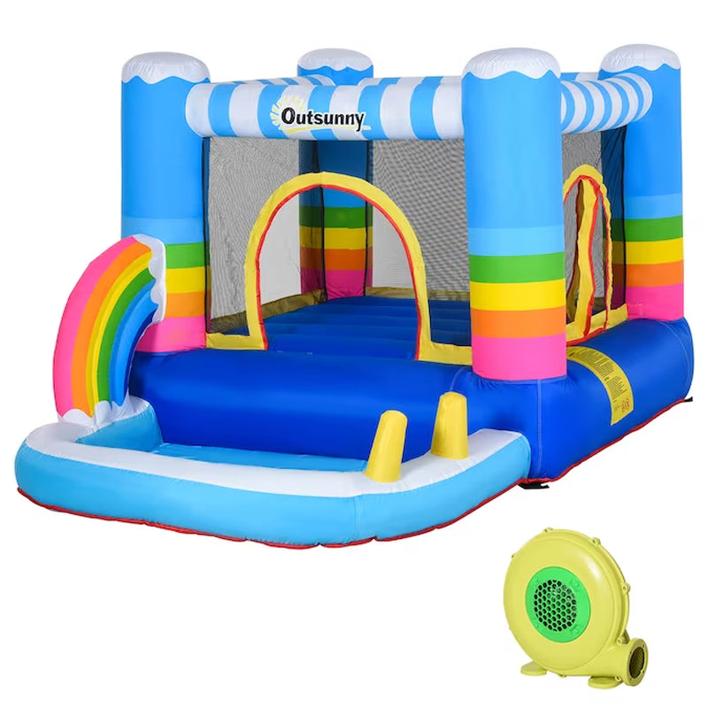 114.25-In X Polyester Bounce House